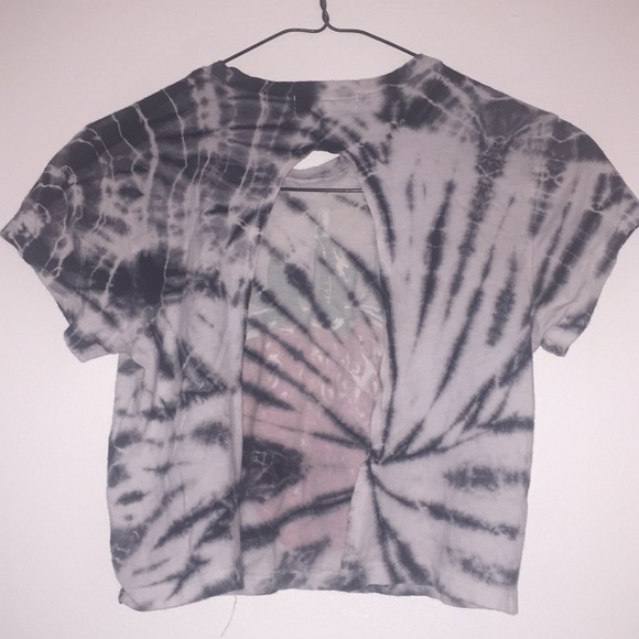 Strawberry TieDye open back crop top 🍓 - Picture 2 of 6